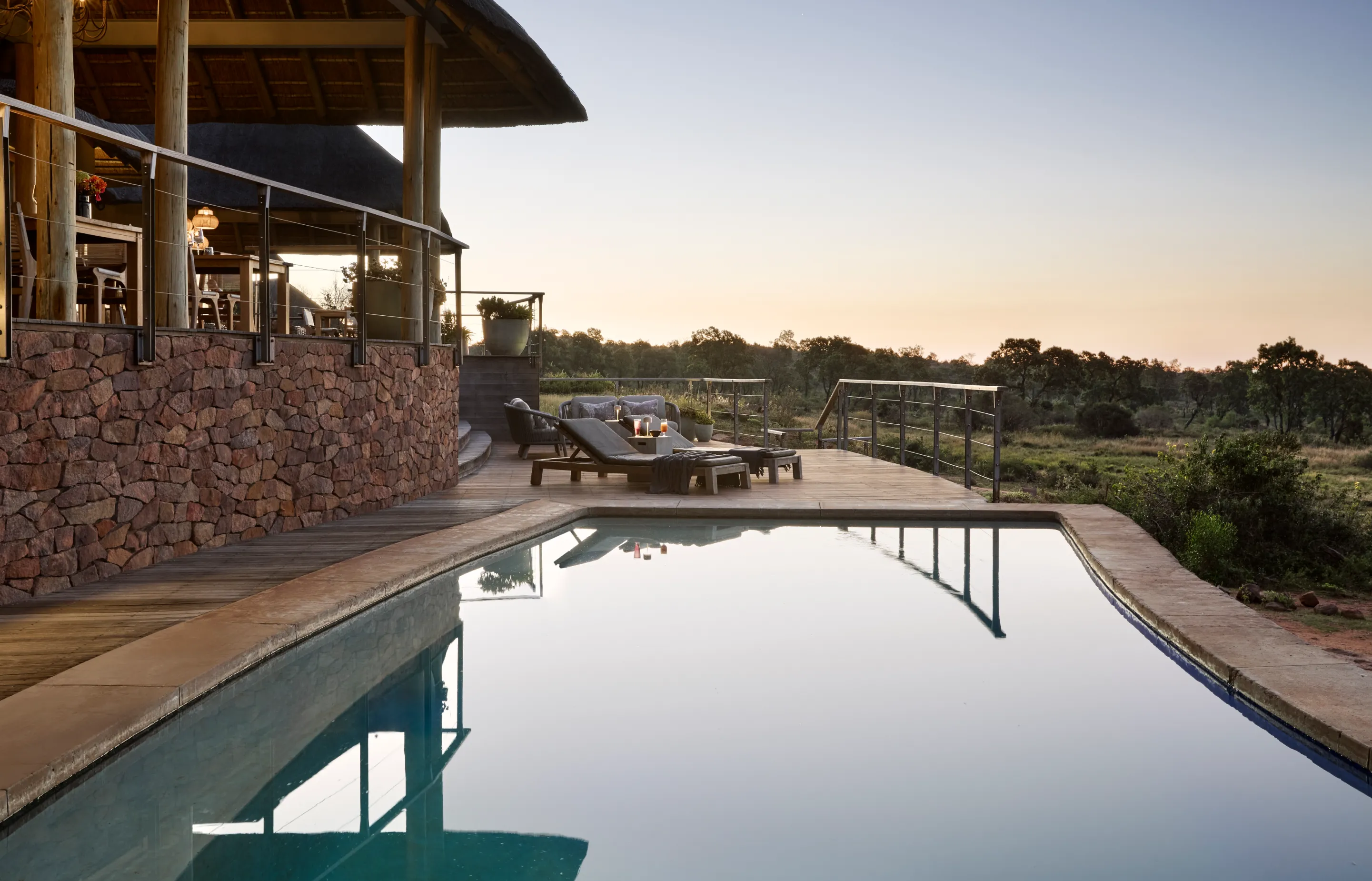 luxury pool suite